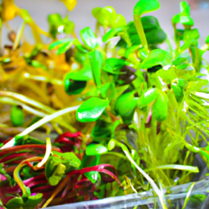 managing weight with microgreens